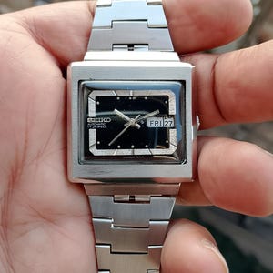Vintage seiko 5 tv dail