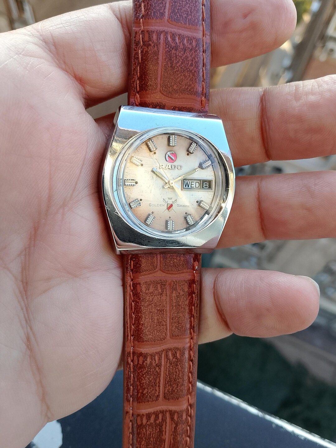 B5428【ヴィンテージ】RADO GOLDEN SABRE オートマチック 27851292-