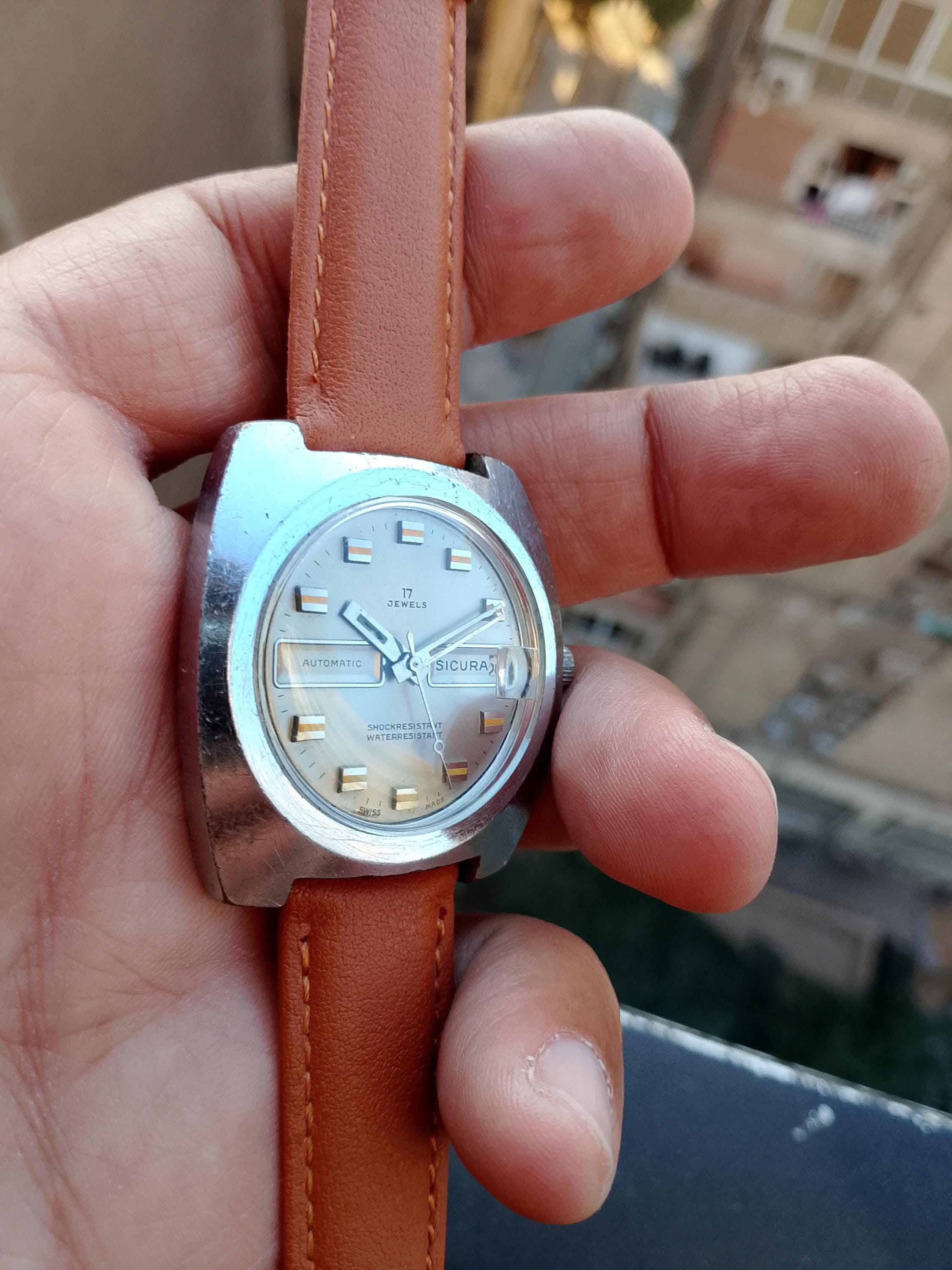 Vintage Sicura Automatic 17 Jewels, Men's Watch - Etsy