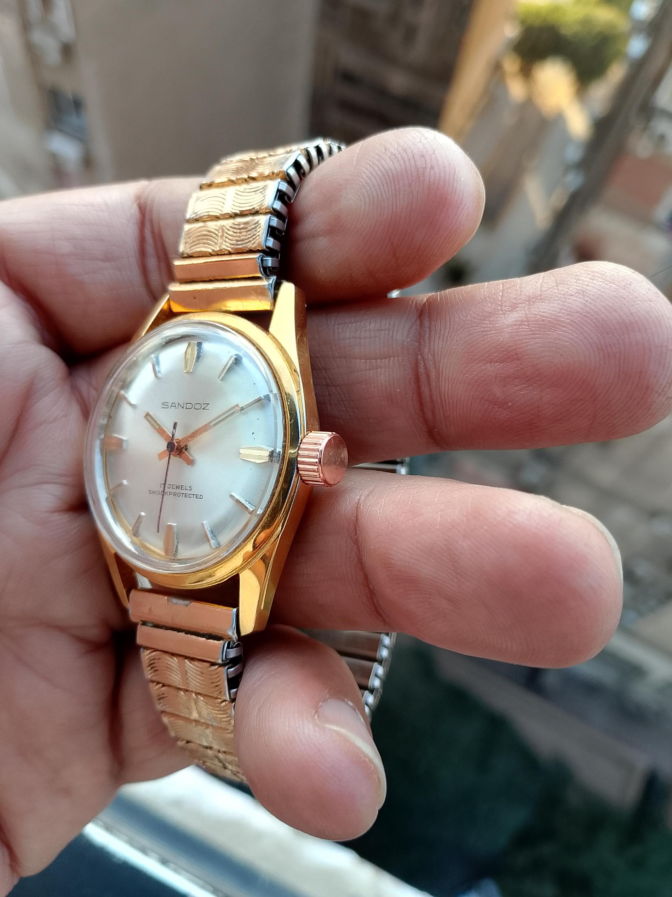 0*6様 32209 SANDOZ 赤秒針　手巻き　サンドス　ヴィンテージ Vintage Sandoz - Etsy