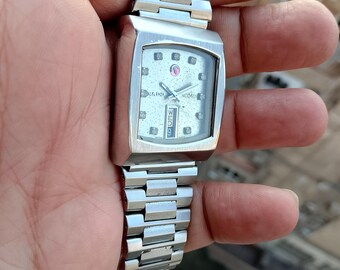 ラドー　NCC 505. ビンテージ自動巻　ビッグスクエア Vintage Rado NCC 505 - Etsy