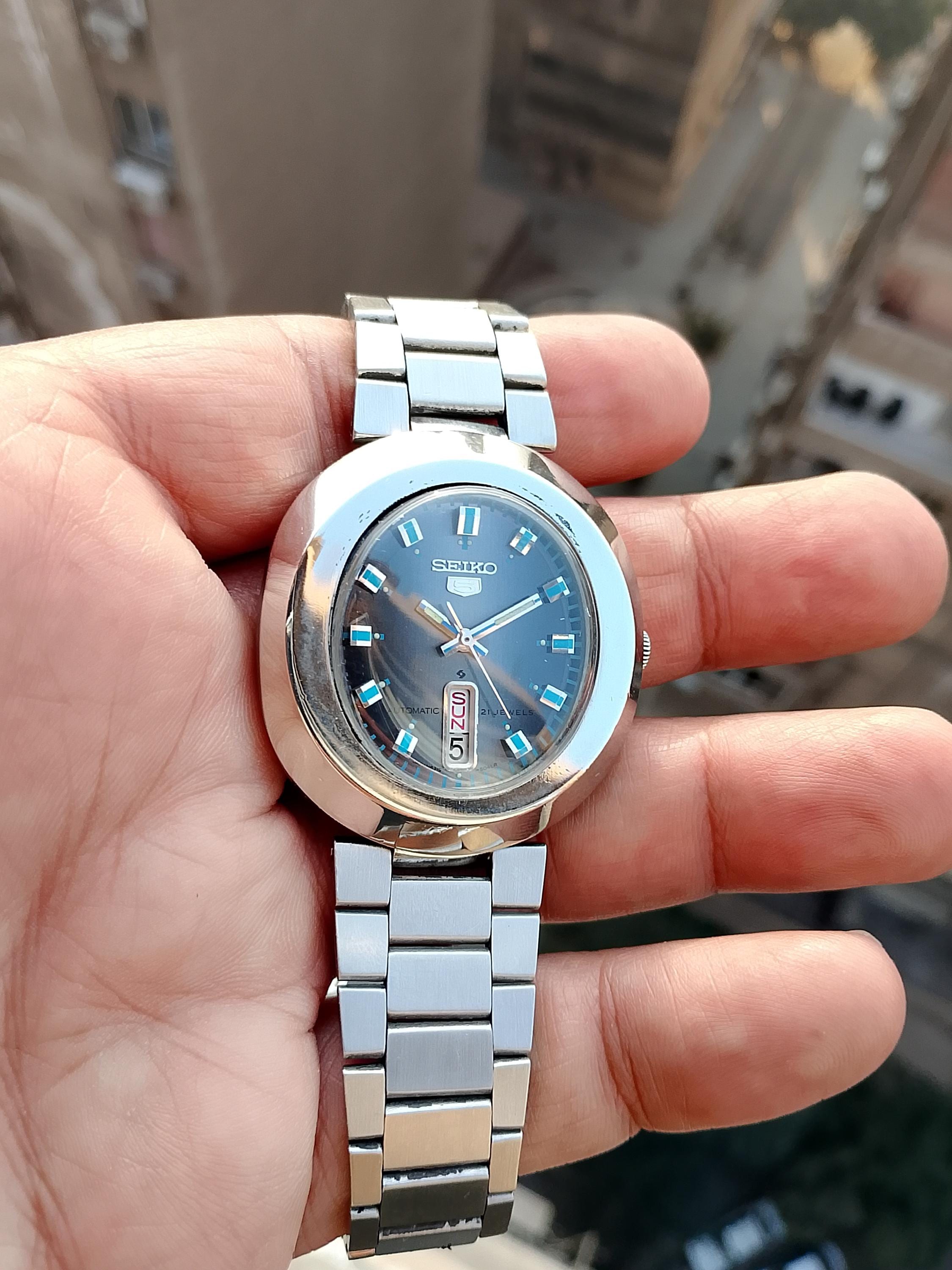 Seiko 5 Diamatic, Seiko 6119-5450, Oval Shap, Men's Wristwatch