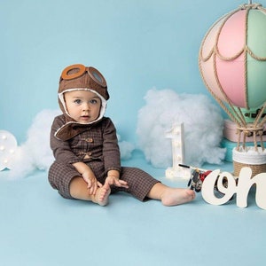 RTS Children Pilot Hat Kids Hat Pilot Cap Photography Prop Pilot