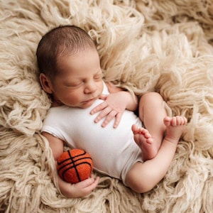 Buy Newborn Baby BASKETBALL and NET Photography Prop Custom Made