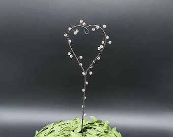 Pflanzenstecker Blumenstecker Herz Valentinstag Muttertag Gartendeko Tischdeko Frühlingsdeko Grabschmuck Cake Topper