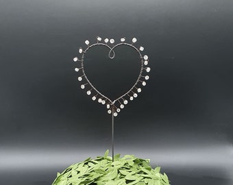 Pflanzenstecker Blumenstecker Herz Valentinstag Muttertag Gartendeko Tischdeko Frühlingsdeko Grabschmuck Cake Topper