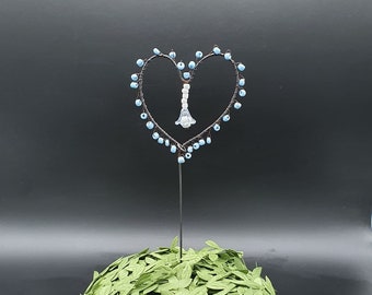 Pflanzenstecker Blumenstecker Herz Valentinstag Muttertag Gartendeko Tischdeko Frühlingsdeko Grabschmuck Cake Topper Geburtstag Hochzeit