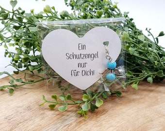 Schlüsselanhänger Edelsteine Kommunion Konfirmation Firmung Taufe  Schutzengel Geschenk  Glücksbringer Edelstein Erzieherin Brautjungfer