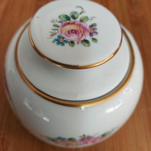 sugar bowl in Limoges porcelain