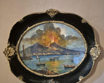 Olio su tavola ,Napoli 1800