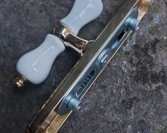 Cremonese brass and porcelain