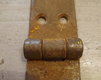 Old iron hinge