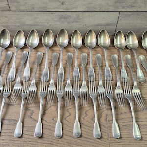 silver plated cutlery set