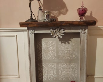 Solid wood fireplace frame