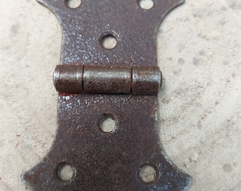 old iron hinge