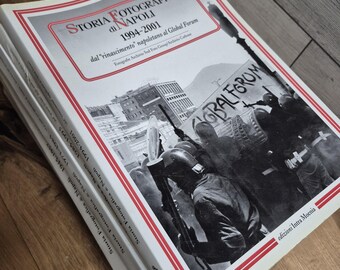 zeldzame fotografische geschiedenis van Napels, 6 delen