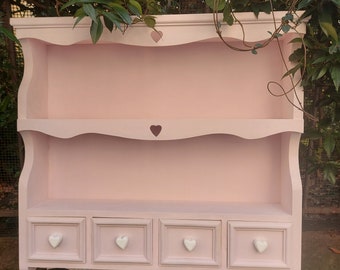 Antique pink plate holder