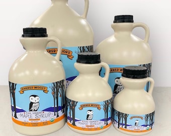 Grade A Pure Organic Vermont Maple Syrup - From Our Trees to Your Table