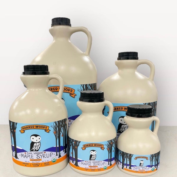 Grade A Pure Organic Vermont Maple Syrup - From Our Trees to Your Table