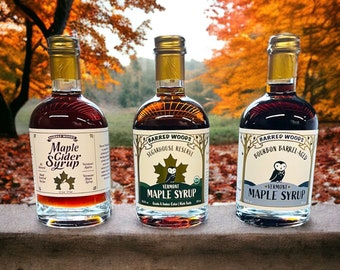 Premium Maple Syrup Gift Set -  From Barred Woods Maple -Perfect Vermont Gift