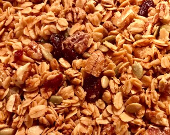 Maple Pecan Granola - Made with Pure Vermont Maple Syrup and Organic Oats - Free Shipping