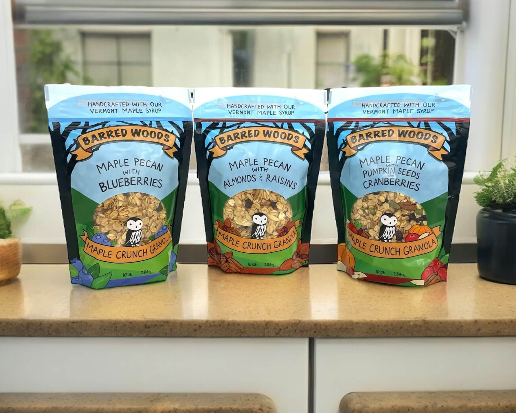 Maple Pecan Granola - Handcrafted with Organic Oats - Sweetened Only…