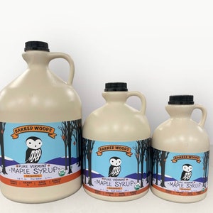 Grade B Maple Syrup - Pure Vermont Organic Maple Syrup - Now Known as Grade A Dark Robust
