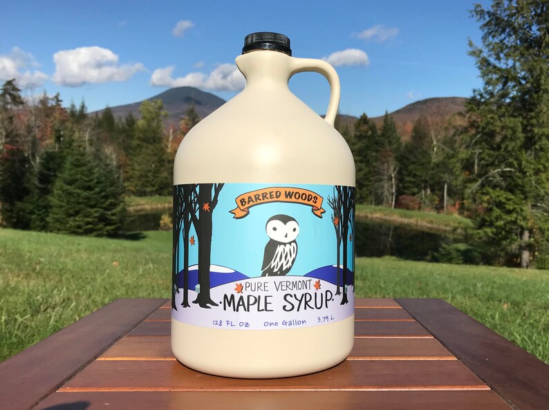 Bulk Maple Syrup Four 1 Gallon Jugs of Pure Vermont Maple Etsy