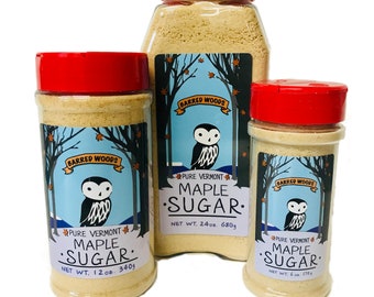 Organic Maple Sugar - Made From 100% Pure Vermont Maple Syrup