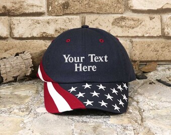 Gewissony American Flag Baseball Cap – Embroidered USA Hat For Men & Women, Adjustable, Cotton, Low Profile - View #8