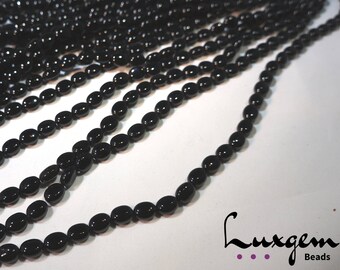 10 pieces Amazing Black onyx beads Faceted beads size 8X10 mm 10 pieces drilled beads oval shape beads for jewelry gemstone beads