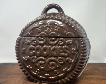 Vintage Novelty "Kekse" Cokkie Dose * Oreo * Mid century