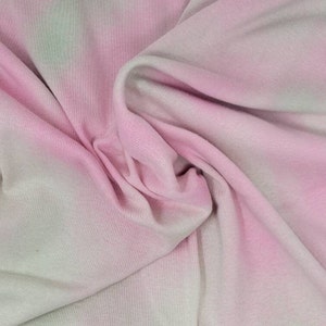 Vintage Batik Cotton Tubular Knit Fabric * Uncut * Vintage Apparel Fabric