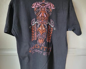 Rare! Vintage Schmitt Stix Monty Nolder Totem Skateboard Vision Street Wear Shirt Large
