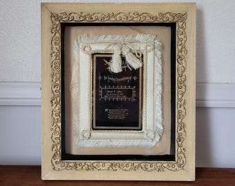 Victorian Mourning Shadow Box