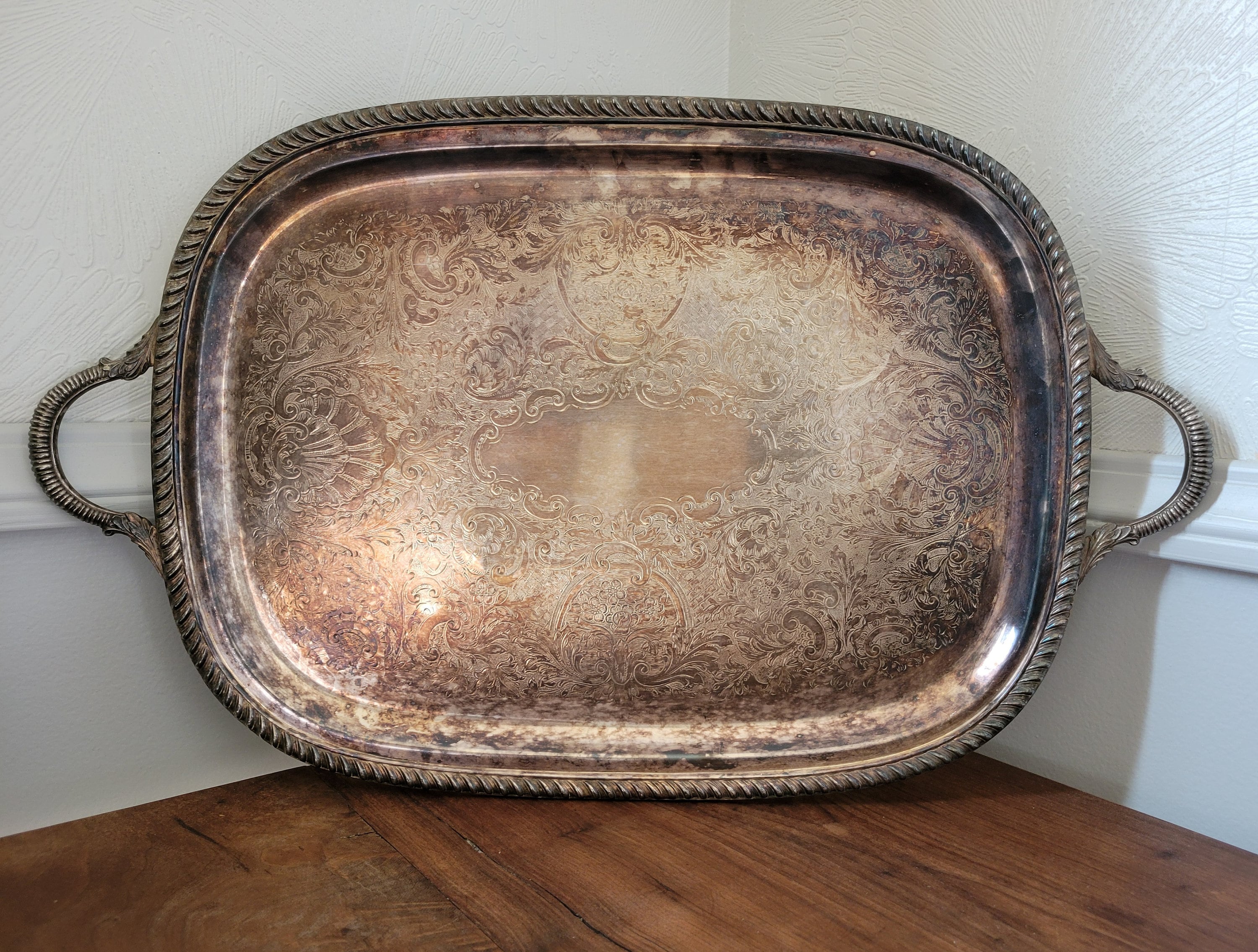 Large Poole Silver Co. EPC 3212 Butler's Serving Tray - Etsy