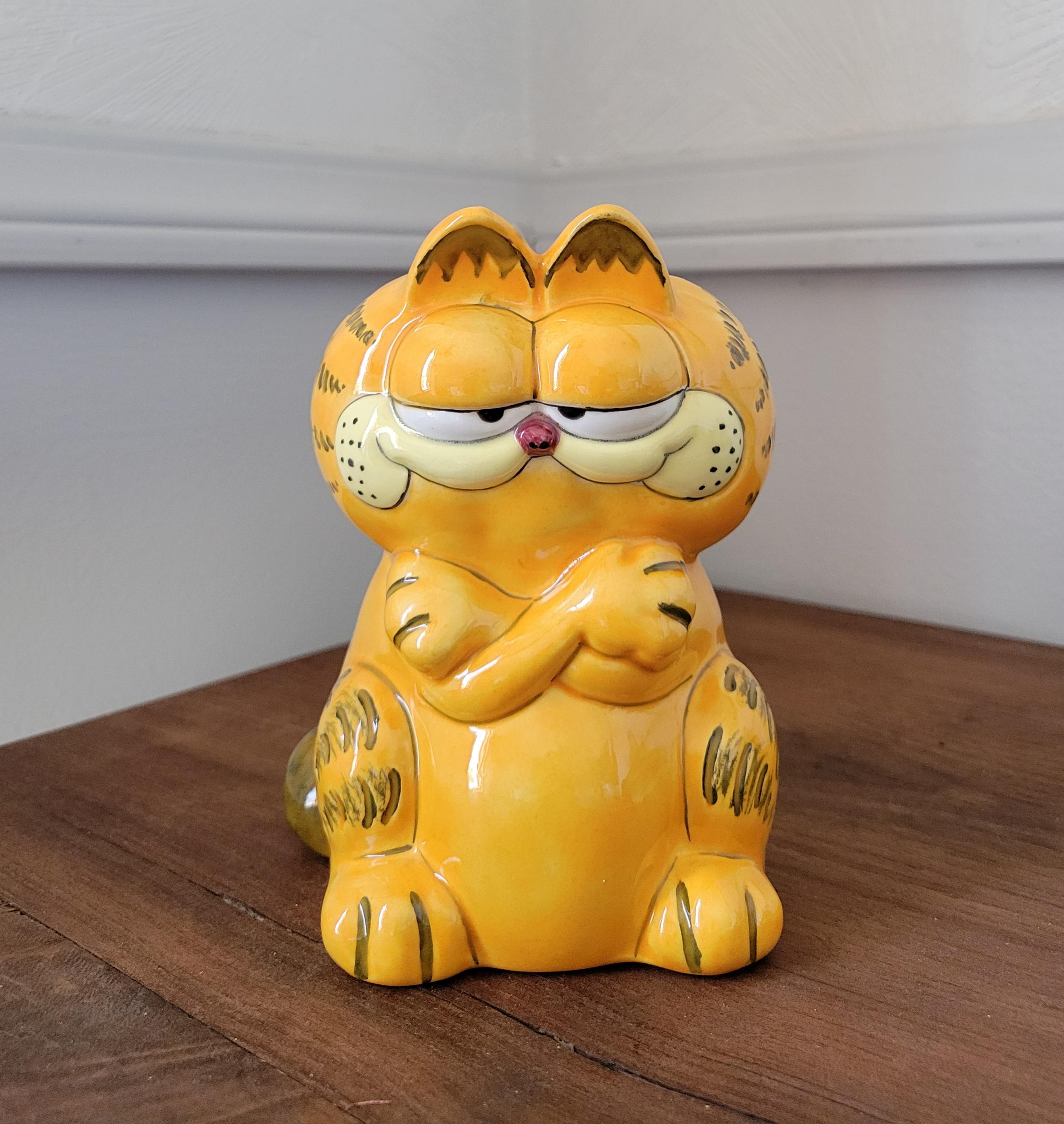 ❣️専用❣️Vintage ENESCO ガーフィールド 陶器のオーナメント Ceramic Garfield - Etsy