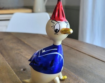 Vintage Early Soffieria De Carlini Duck Christmas Ornament