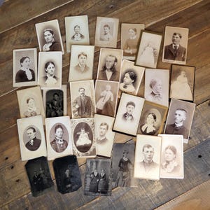 Antique Carte-De-Visite * Lot of Victorian Era Photographs * Midwest * Nebraska