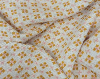 Vintage Cotton Knit Fabric * 1 Yard * Cut Tubular Fabric * Apparel