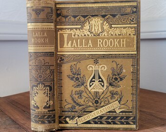 Lalla Rookh: Antikes Stoffbuch mit viktorianischem Andenken