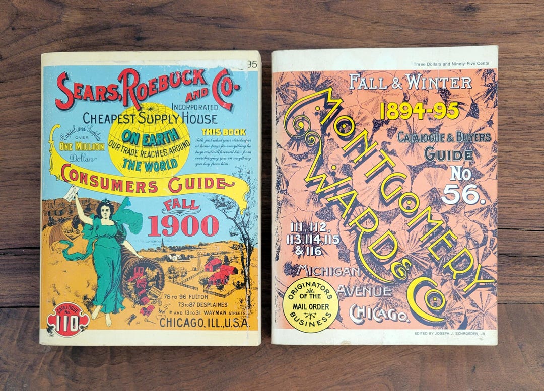 Vintage Catalog Reproductions * Sears, Roebick Fall 1900 * Montgomery