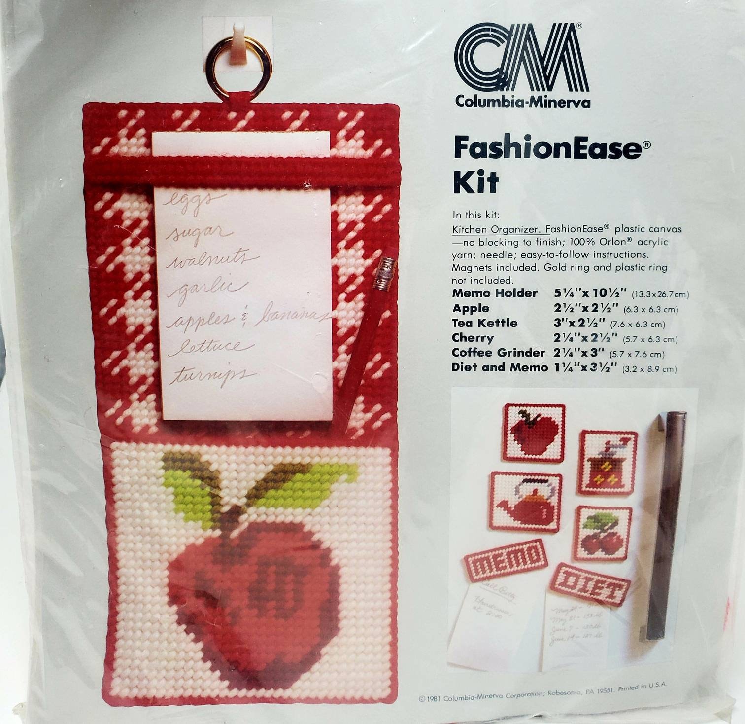 Vintage CM Küche Organizer und Magnete Kit | Etsy