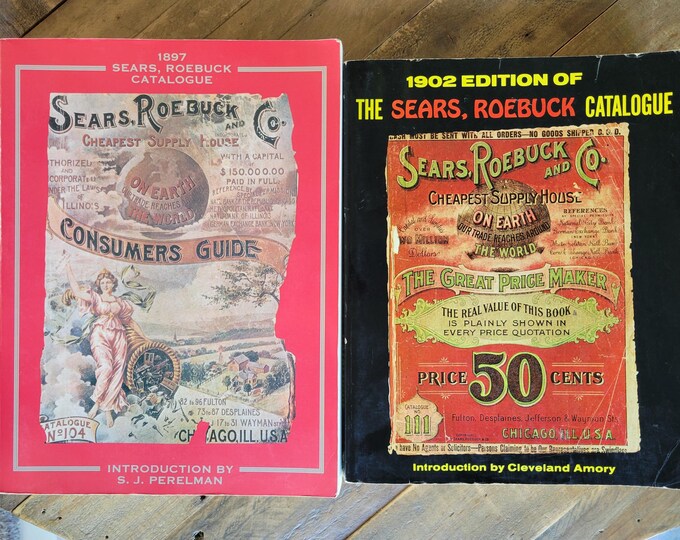 Sears, Roebuck Reproduction Catalogs 1897 & 1902 - Etsy