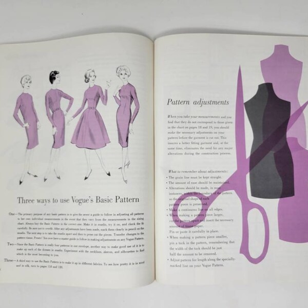 Vogue sewing book etsy