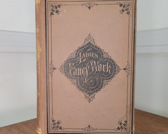 1876 Ladies Fancy Work * Williams' Household Series Vol. 3 * Illustrated * Gilded Age Arts and Crafts * How-to Book