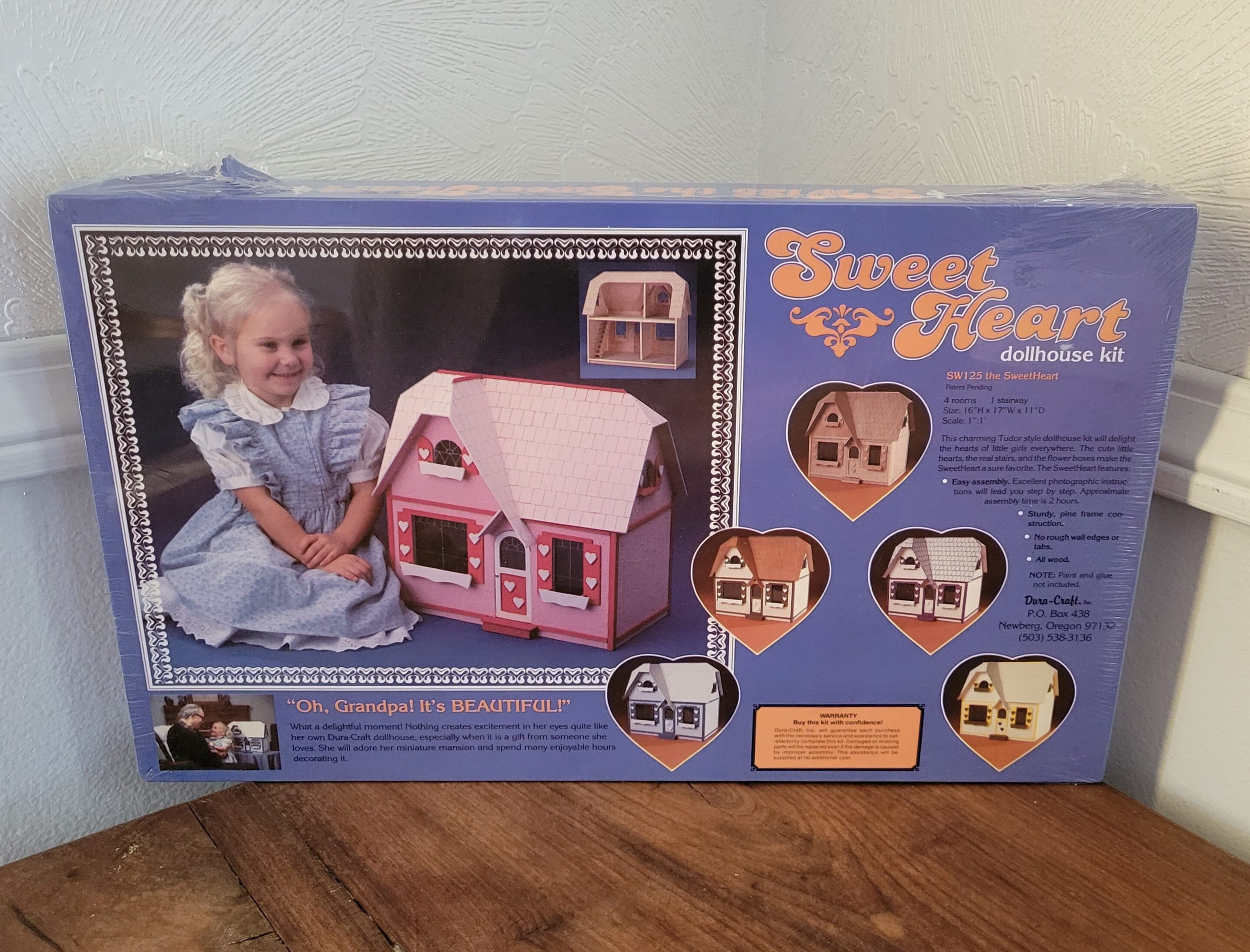 Vintage Sweet Heart Dollhouse Kit * Real Wood * New Old Stock - Etsy