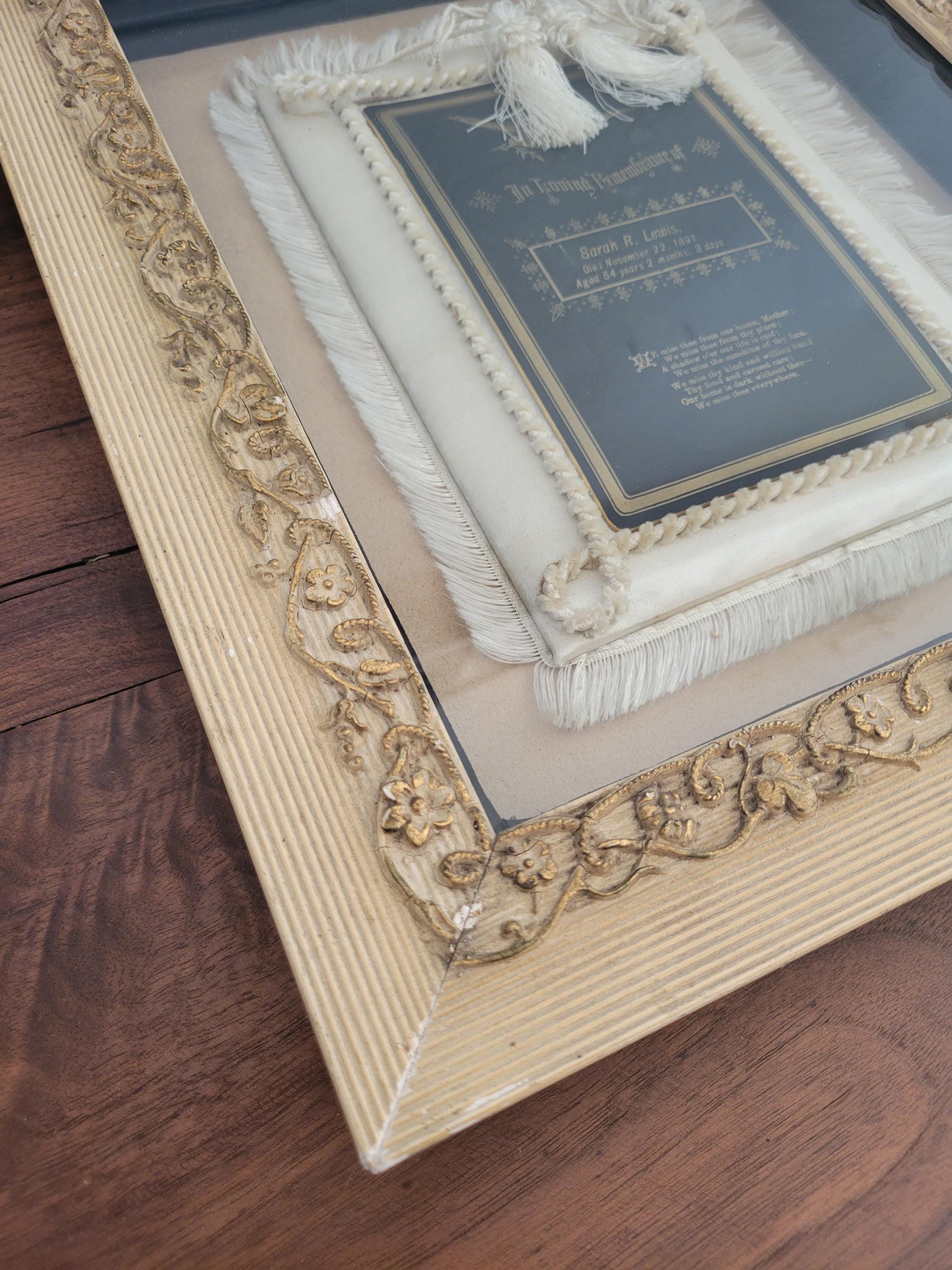 Victorian Mourning Shadow Box - Etsy