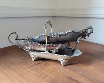Antique Silverplate Trinket Dishes (3)