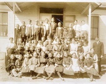 Antique School Photograph Council Bluffs Iowa